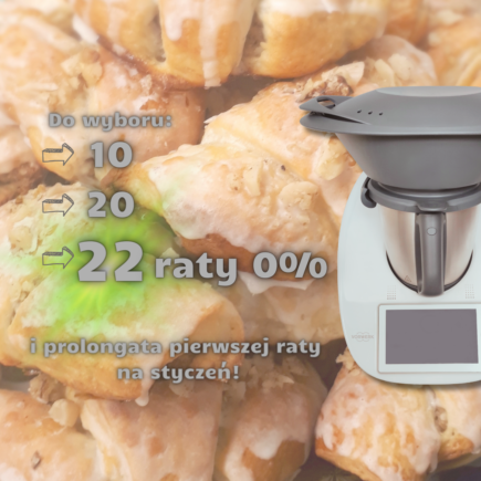 najlepsza promocja listopadowa Thermomix - raty 0% z podziałem na 10, 20, 22 rat.